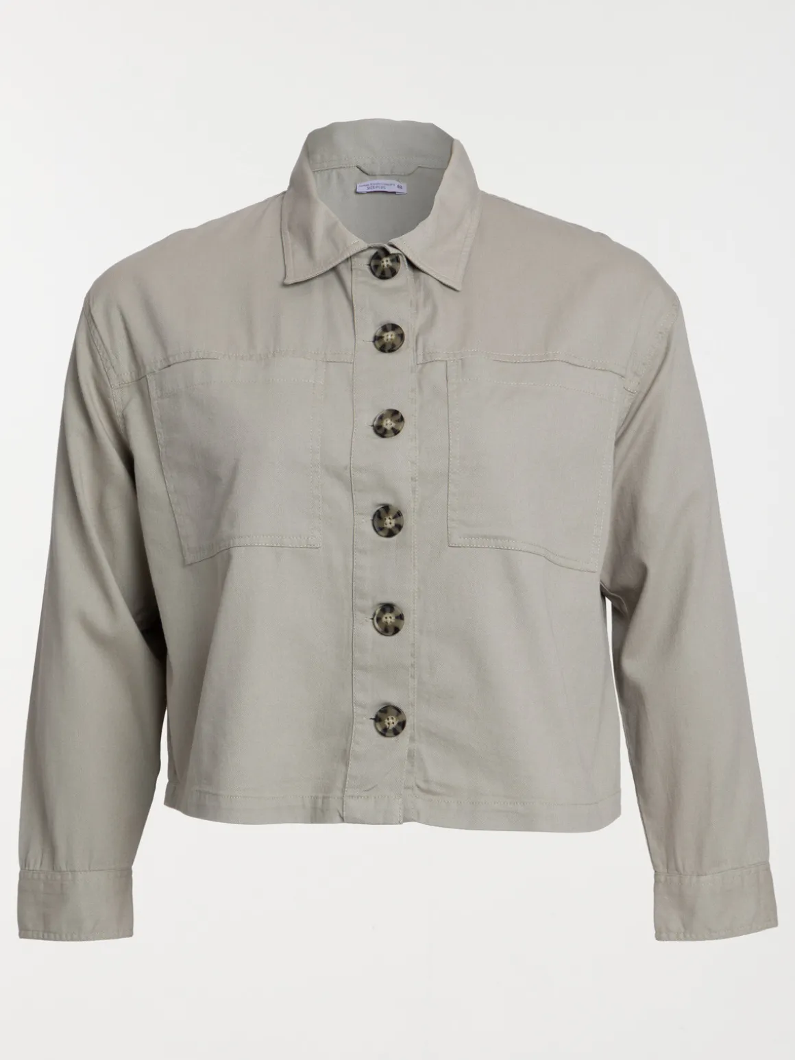 Veste sauge grande taille femme