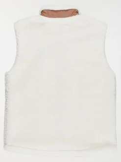 Veste sherpa sans manches fille (XXS-M)