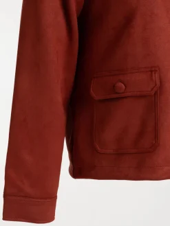 Veste suédine grande taille femme