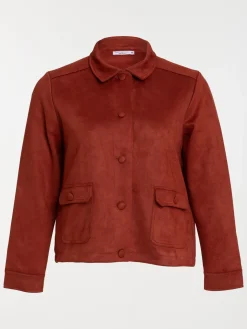 Veste suédine grande taille femme