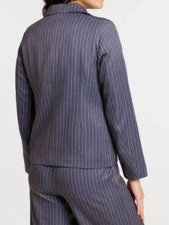 Veste tailleur excalibur rayée femme