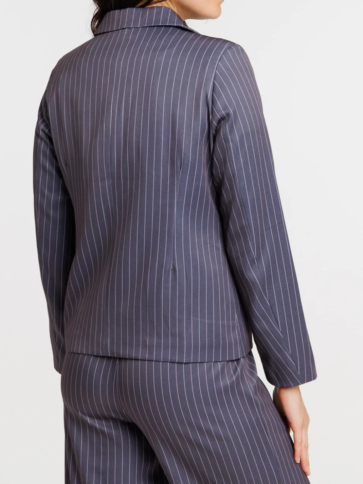 Veste tailleur excalibur rayée femme