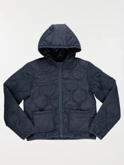 Veste unie à capuche fille (10-16A)